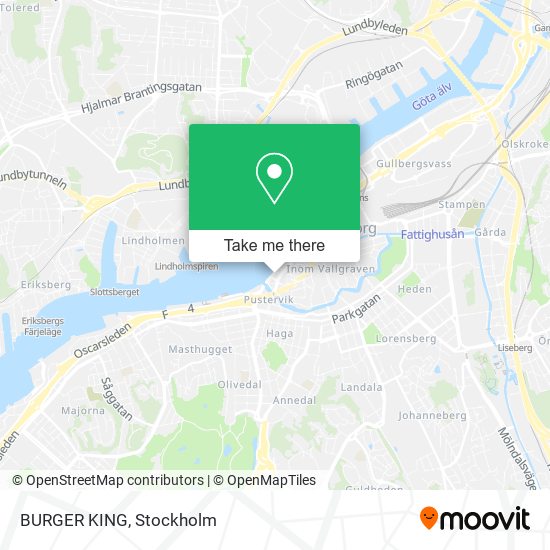 BURGER KING map