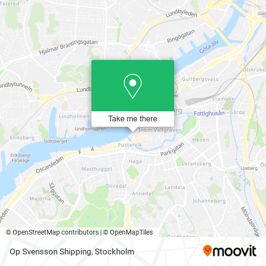 Op Svensson Shipping map