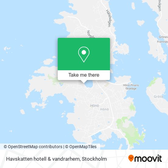 Havskatten hotell & vandrarhem map