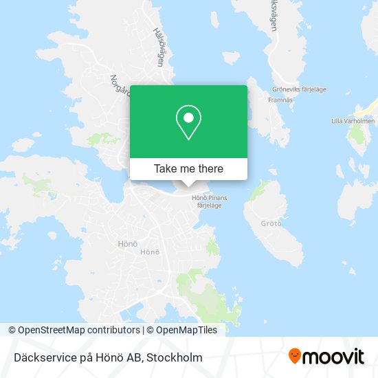 Däckservice på Hönö AB map