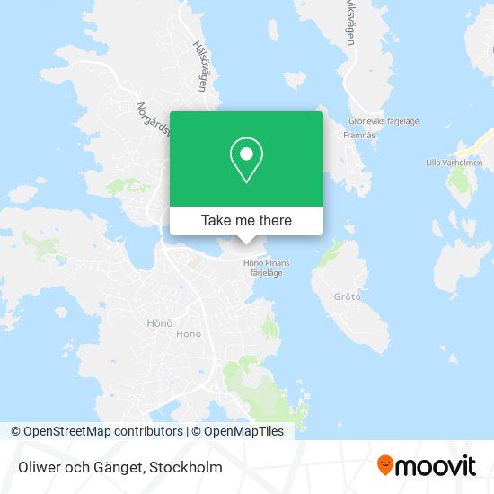 Oliwer och Gänget map
