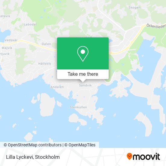 Lilla Lyckevi map