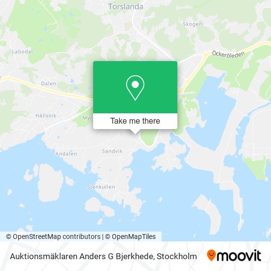 Auktionsmäklaren Anders G Bjerkhede map