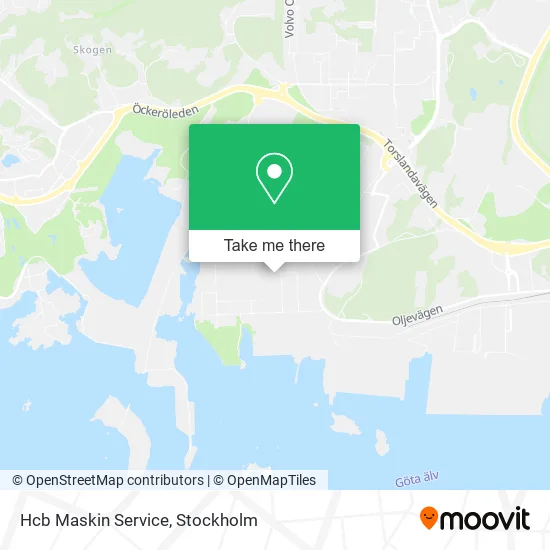 Hcb Maskin Service map