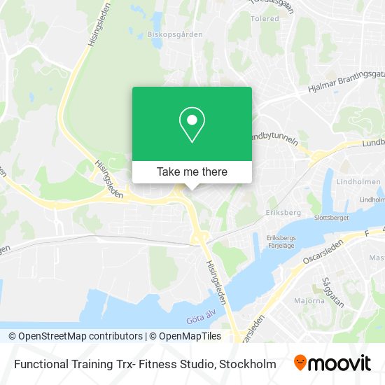 Functional Training Trx- Fitness Studio map