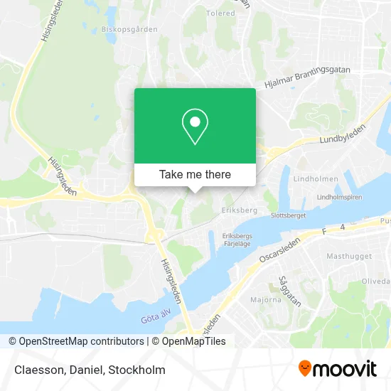 Claesson, Daniel map