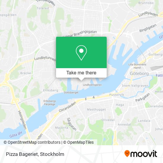 Pizza Bageriet map