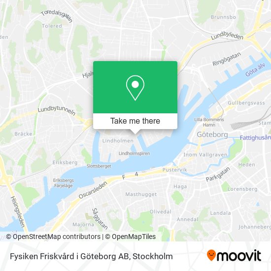 Fysiken Friskvård i Göteborg AB map