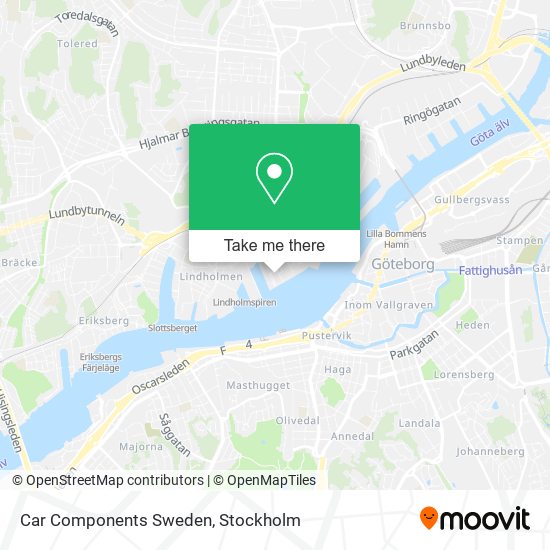 Car Components Sweden map