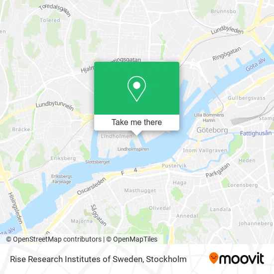 Rise Research Institutes of Sweden map