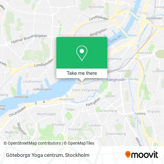 Göteborgs Yoga centrum map