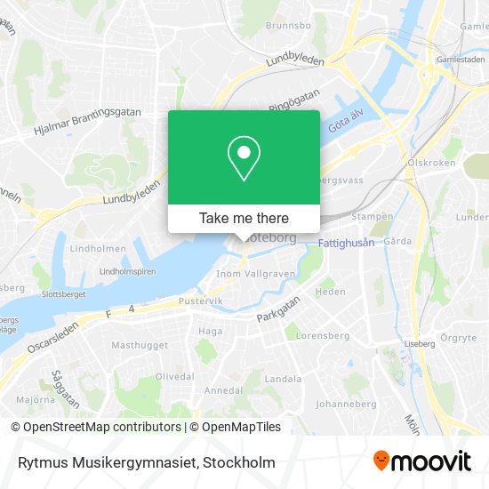 Rytmus Musikergymnasiet map