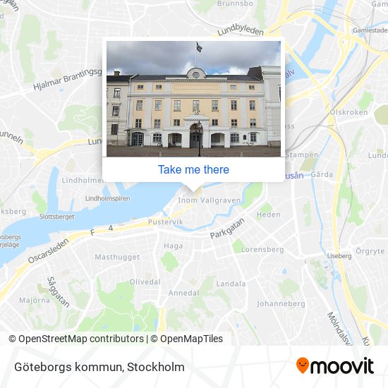 Göteborgs kommun map