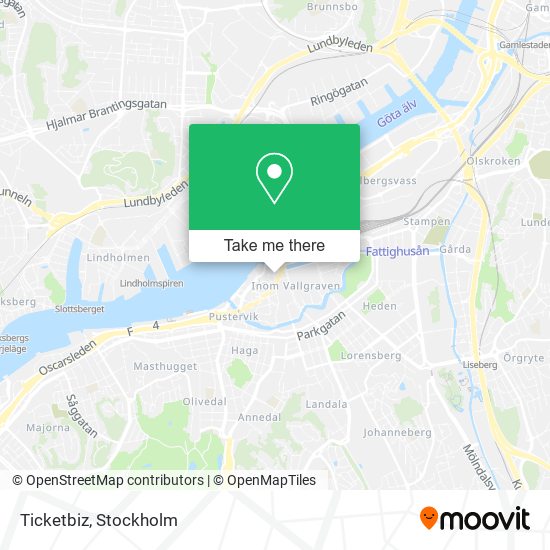 Ticketbiz map