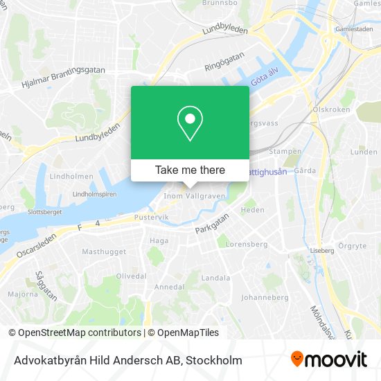Advokatbyrån Hild Andersch AB map