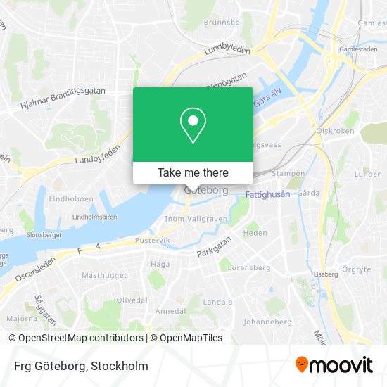 Frg Göteborg map