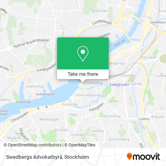 Swedbergs Advokatbyrå map