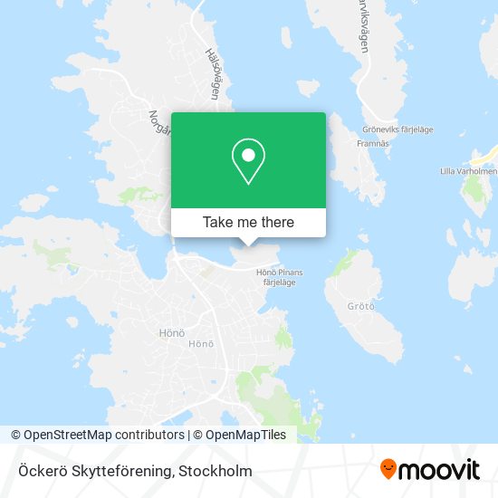 Öckerö Skytteförening map
