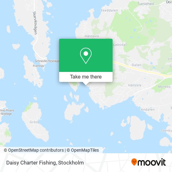 Daisy Charter Fishing map