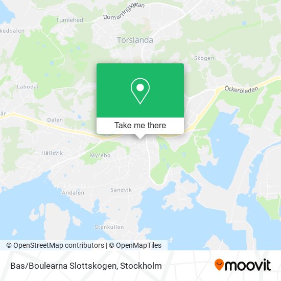 Bas/Boulearna Slottskogen map