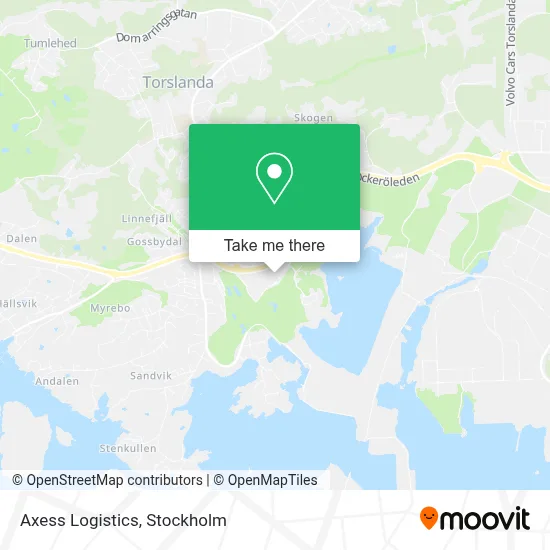 Axess Logistics map