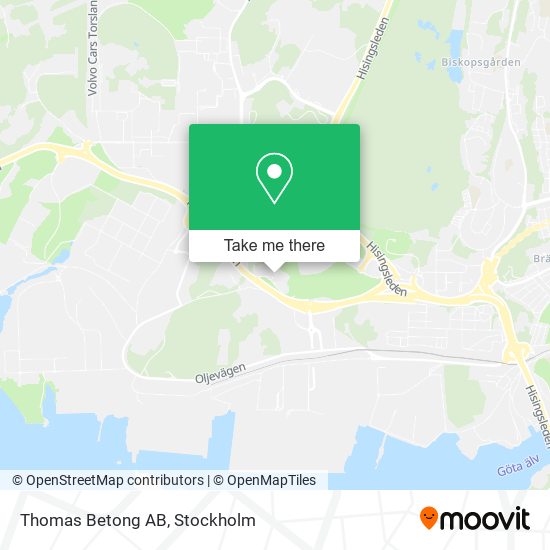 Thomas Betong AB map