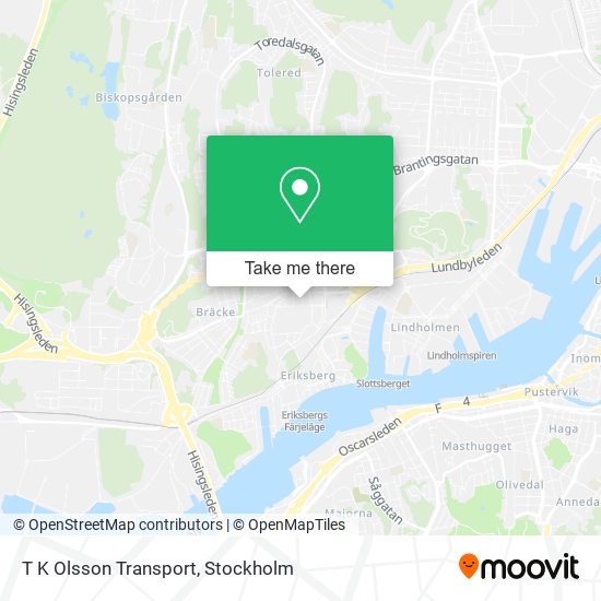 T K Olsson Transport map