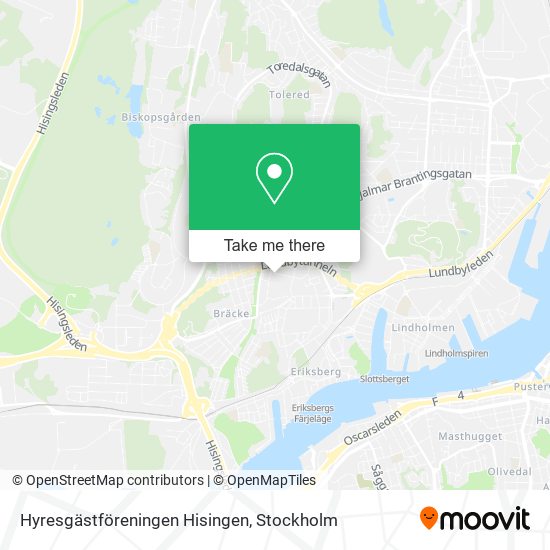 Hyresgästföreningen Hisingen map