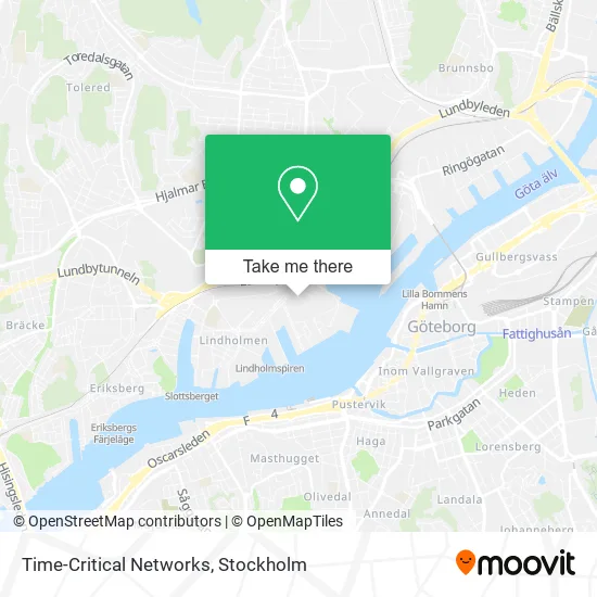 Time-Critical Networks map