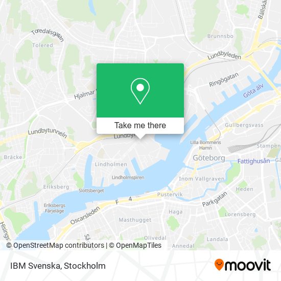 IBM Svenska map