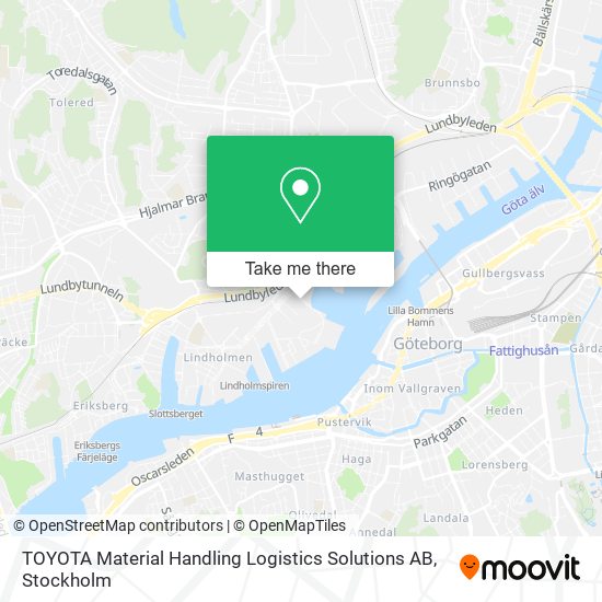 TOYOTA Material Handling Logistics Solutions AB map