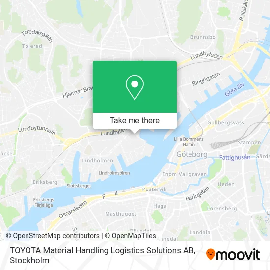 TOYOTA Material Handling Logistics Solutions AB map