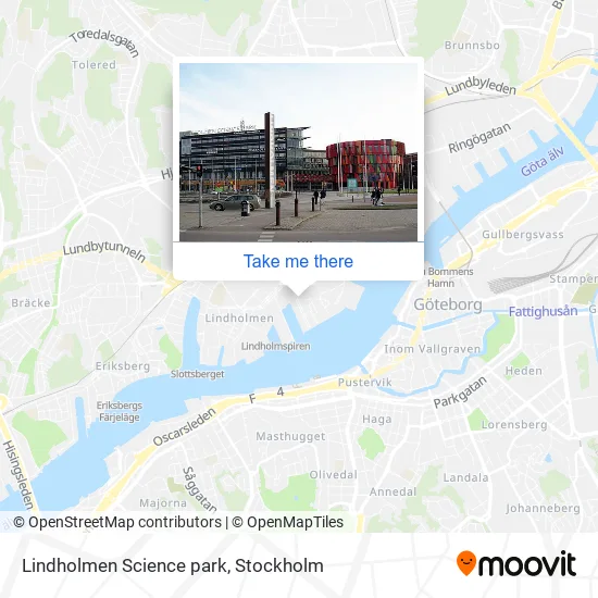 Lindholmen Science park map