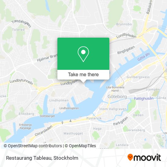 Restaurang Tableau map