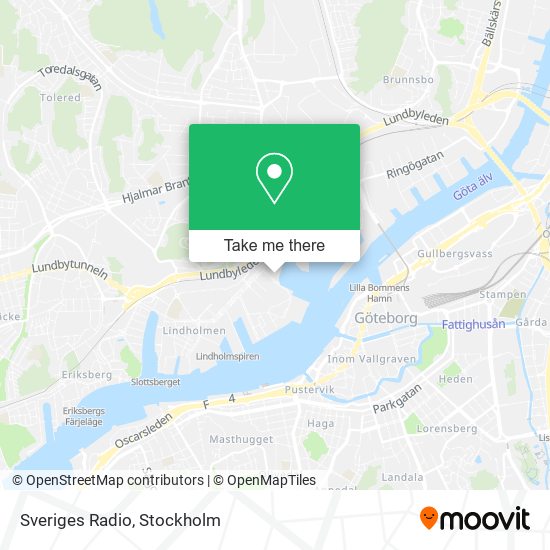 Sveriges Radio map