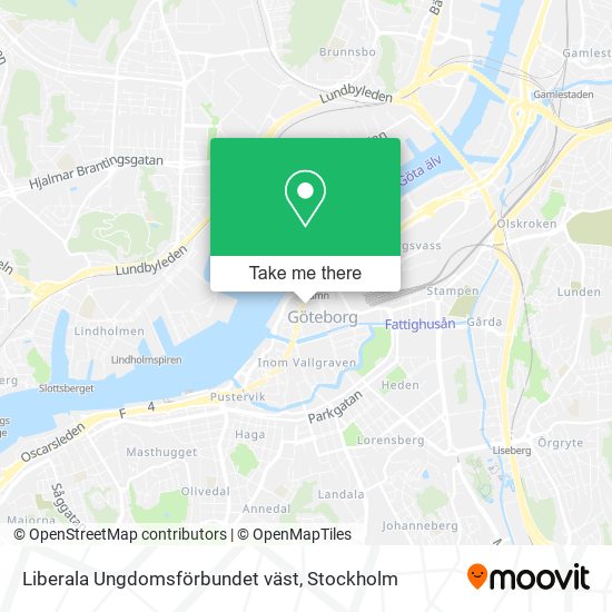 Liberala Ungdomsförbundet väst map