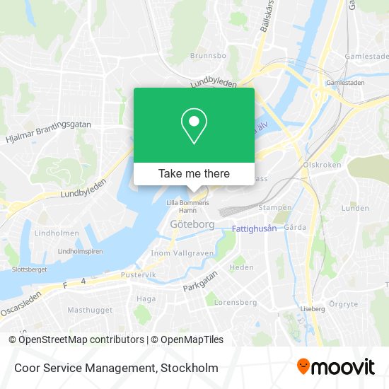 Coor Service Management map