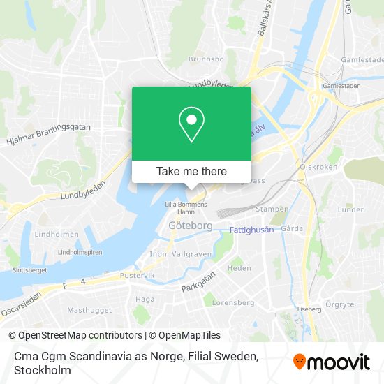 Cma Cgm Scandinavia as Norge, Filial Sweden map