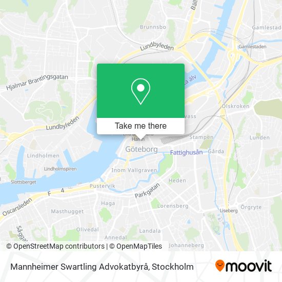 Mannheimer Swartling Advokatbyrå map