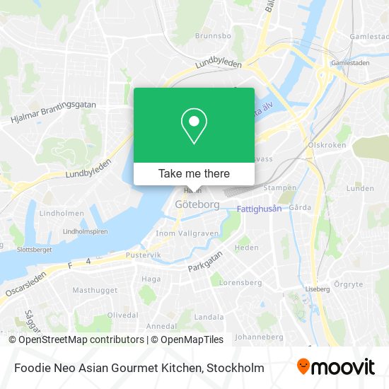 Foodie Neo Asian Gourmet Kitchen map