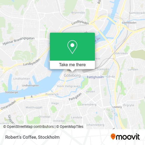 Robert's Coffee map