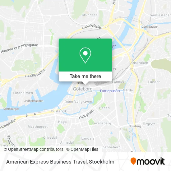 American Express Business Travel map