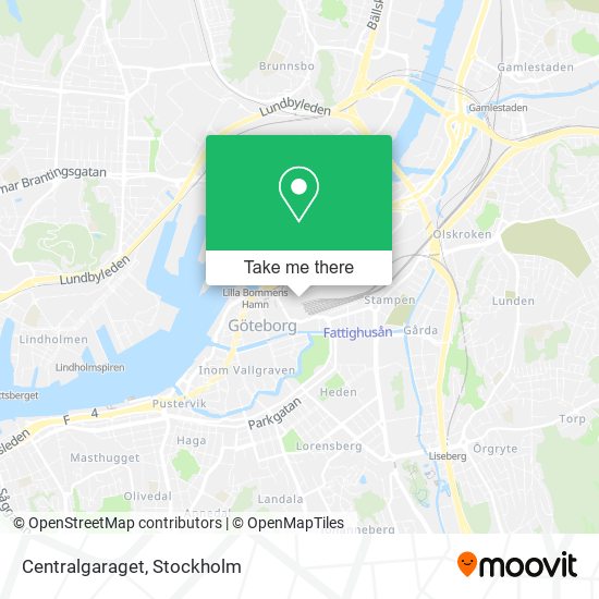 Centralgaraget map