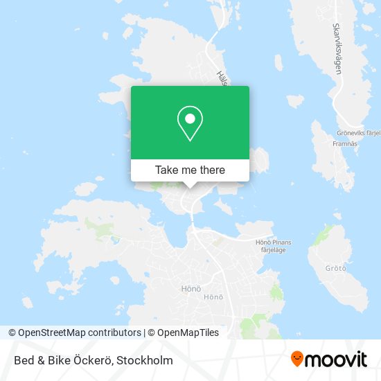 Bed & Bike Öckerö map