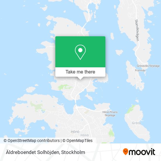 Äldreboendet Solhöjden map