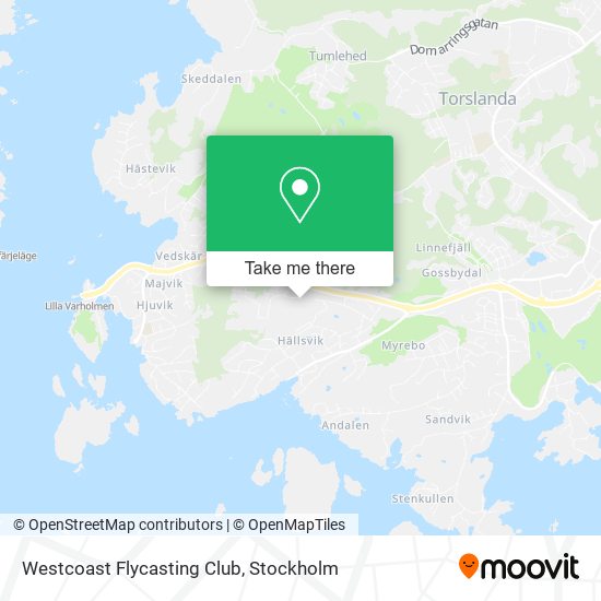 Westcoast Flycasting Club map