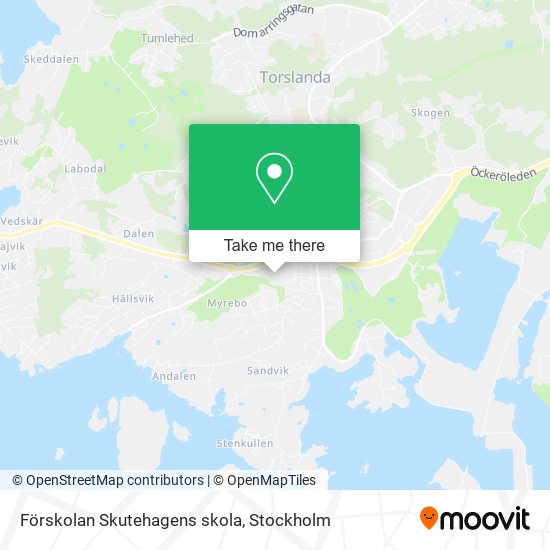 Förskolan Skutehagens skola map