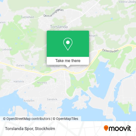 Torslanda Spor map