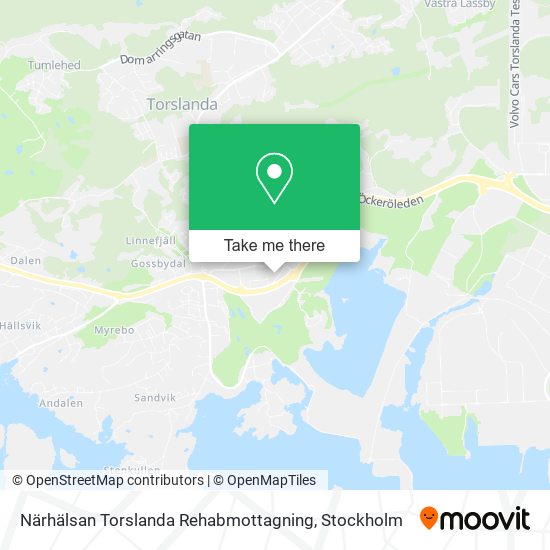 Närhälsan Torslanda Rehabmottagning map