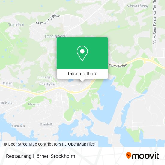 Restaurang Hörnet map